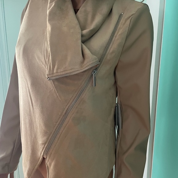 Bagatelle faux suede jacket with zipper NWT - Picture 2 of 6